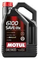 Моторное масло MOTUL 6100 Save-lite 5W-20, 4 литра 5W20 (841350 / 108030)