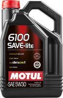 Моторное масло MOTUL 6100 Save-lite 5W-30, 4 литра 5W30 (839650 / 107957)