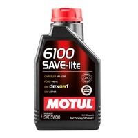 Моторное масло MOTUL 6100 Save-lite, 5W30 1 литр 5W-30 (839611 / 107956)
