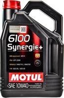 Моторное масло MOTUL 6100 Synergie+ 10W-40, 4 литра 10W40 (839441 / 109463)