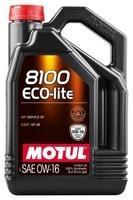 Моторное масло MOTUL 8100 Eco-lite 0W-16, 5 литров 0W16 (841051 / 110379)