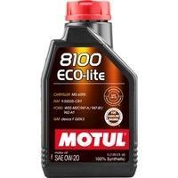 Моторное масло MOTUL 8100 Eco-lite 0W-20, 1 литр 0W20 (841111 / 108534)