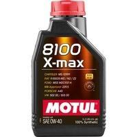 Моторное масло MOTUL 8100 X-max, 0W40 1 литр 0W-40 (348201 / 104531)