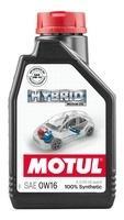 Моторное масло MOTUL Hybrid, 0W16 1 литр 0W-16 (333201 / 107153)