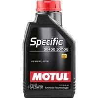 Моторное масло MOTUL SPECIFIC 504.00 - 507.00, 5W30 1 литр 5W-30 (838711 / 106374)