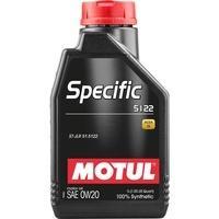 Моторное масло MOTUL SPECIFIC 5122 0W-20, 1 литр 0W20 (867601 / 107304)