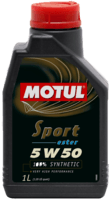 Моторное масло MOTUL SPORT 5W-50, 1 литр 5W50 (824301 / 103048)