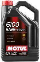 Моторное масло MOTUL 6100 Save-clean 5W-30, 5л 5W30 (841651 / 107968)