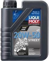 Моторное масло Liqui Moly Motorbike 4T 20W-50 Street, 1 литр (1500)