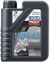 Моторное масло Liqui Moly Motorbike 4T 10W-40 Street, 1 литр (7609)