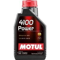 Моторное масло MOTUL 4100 POWER 15W-50, 1 литр 15W50 (386201 / 102773)