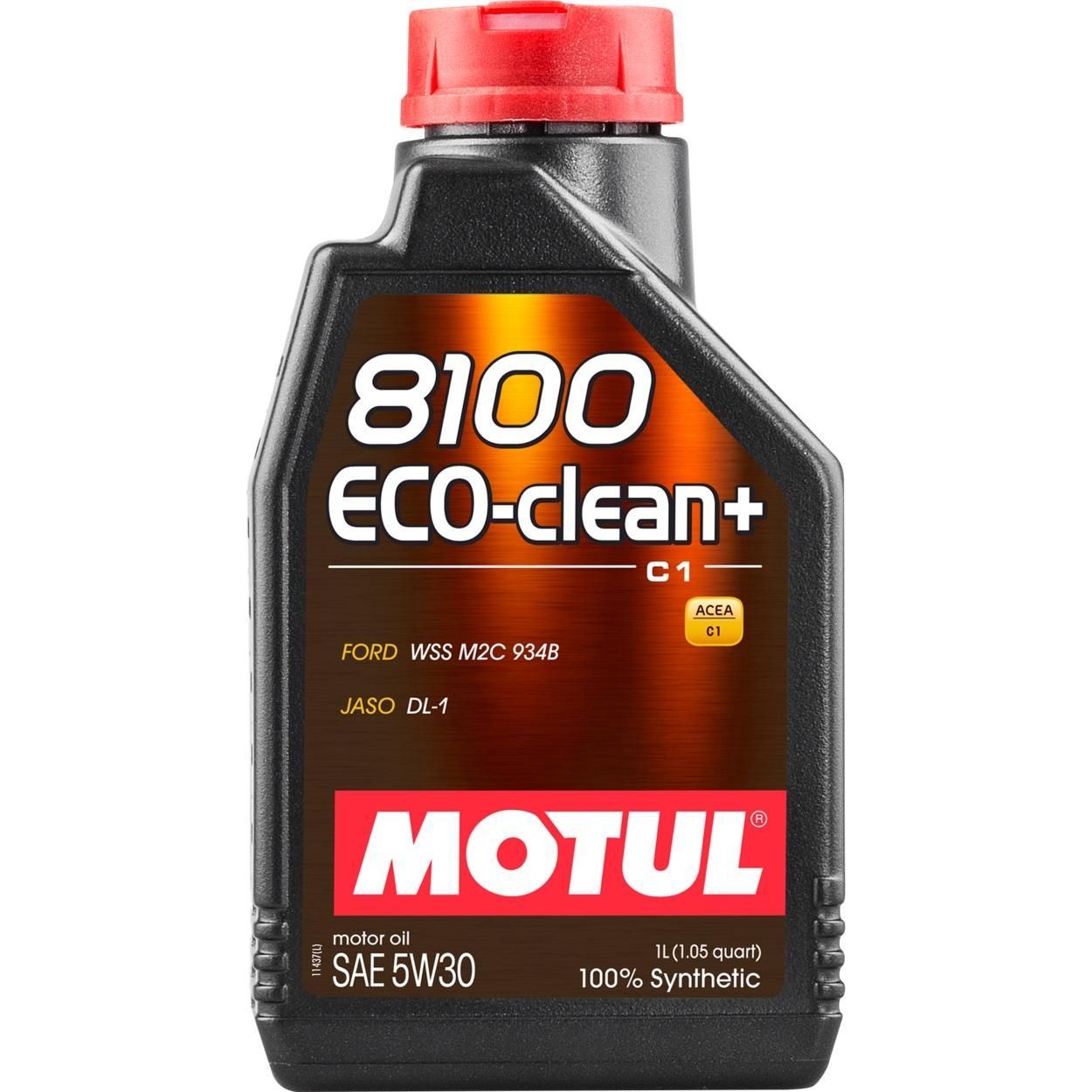 Моторное масло MOTUL 8100 Eco-Clean+ 5W-30, 1 литр 5W30 (842511 / 101580)