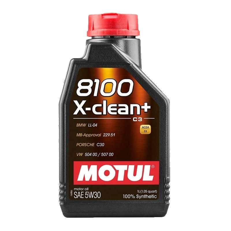 Моторное масло MOTUL 8100 X-clean+ 5W-30, 1 литр 5W30 (854711 / 106376)