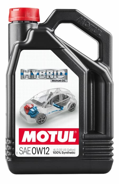 Моторное масло MOTUL Hybrid, 0W12 4 литра 0W-12 (333307 / 107152)