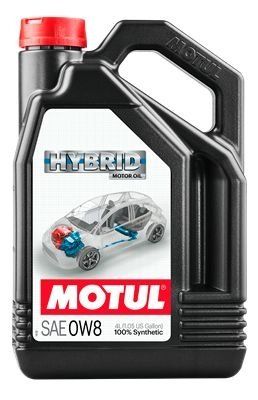 Моторное масло MOTUL Hybrid, 0W8 4 литра 0W-8 (333407 / 107156)
