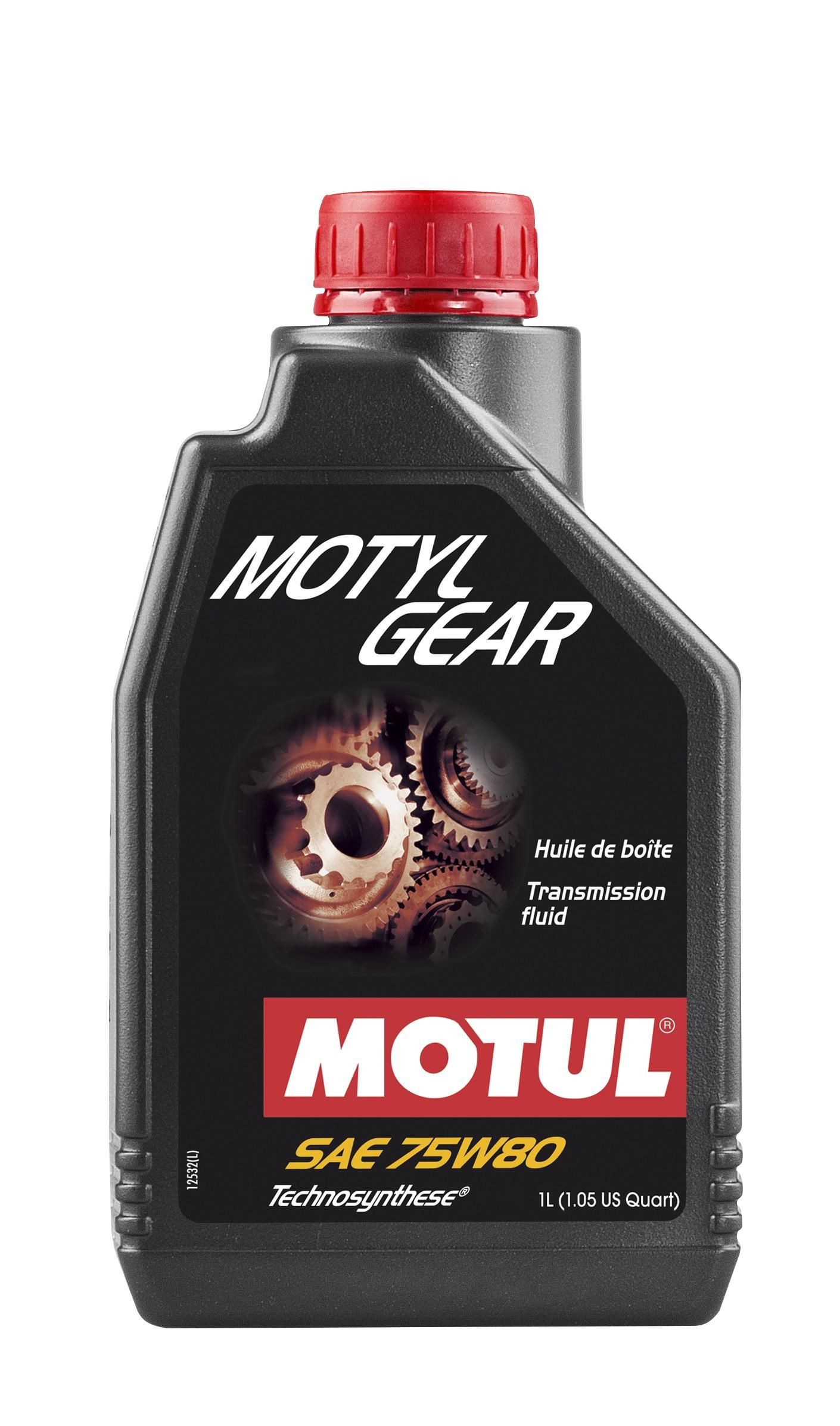 Трансмиссионное масло MOTUL Motylgear 75W-80, 1 литр 75W80 (823401 / 105782)