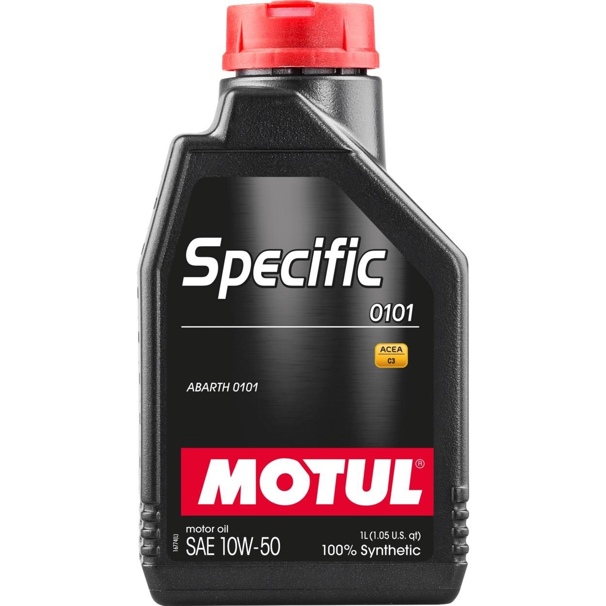 Моторное масло MOTUL SPECIFIC 0101 SAE 10W-50, 1 литр 10W50 (110282 / 110282)