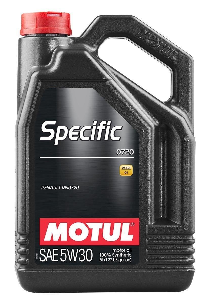 Моторное масло MOTUL SPECIFIC 0720 5W-30, 5 литров 5W30 (102209 / 102209)