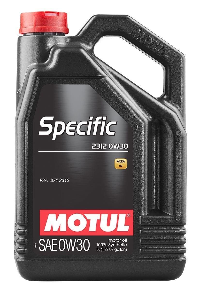 Моторное масло MOTUL SPECIFIC 2312 0W-30, 5 литров 0W30 (867551 / 106414)
