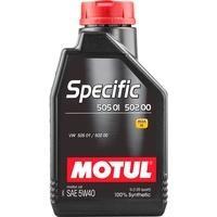 Моторное масло MOTUL SPECIFIC 505 01 - 502 00 5W-40, 1 литр 5W40 (842411 / 101573)