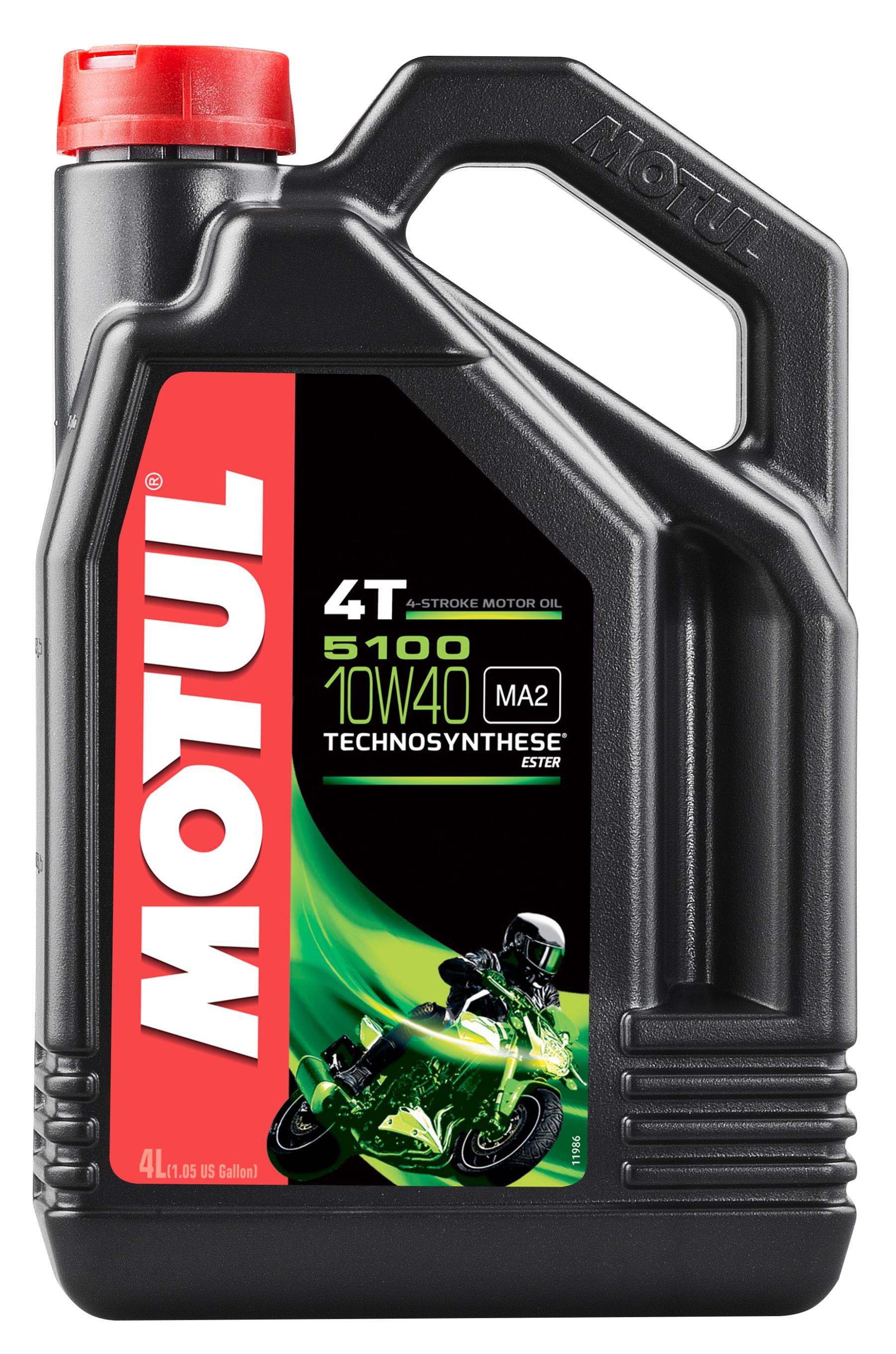Моторное масло MOTUL 5100 4T 10W-40, 4 литра 10W40 (836541 / 104068)