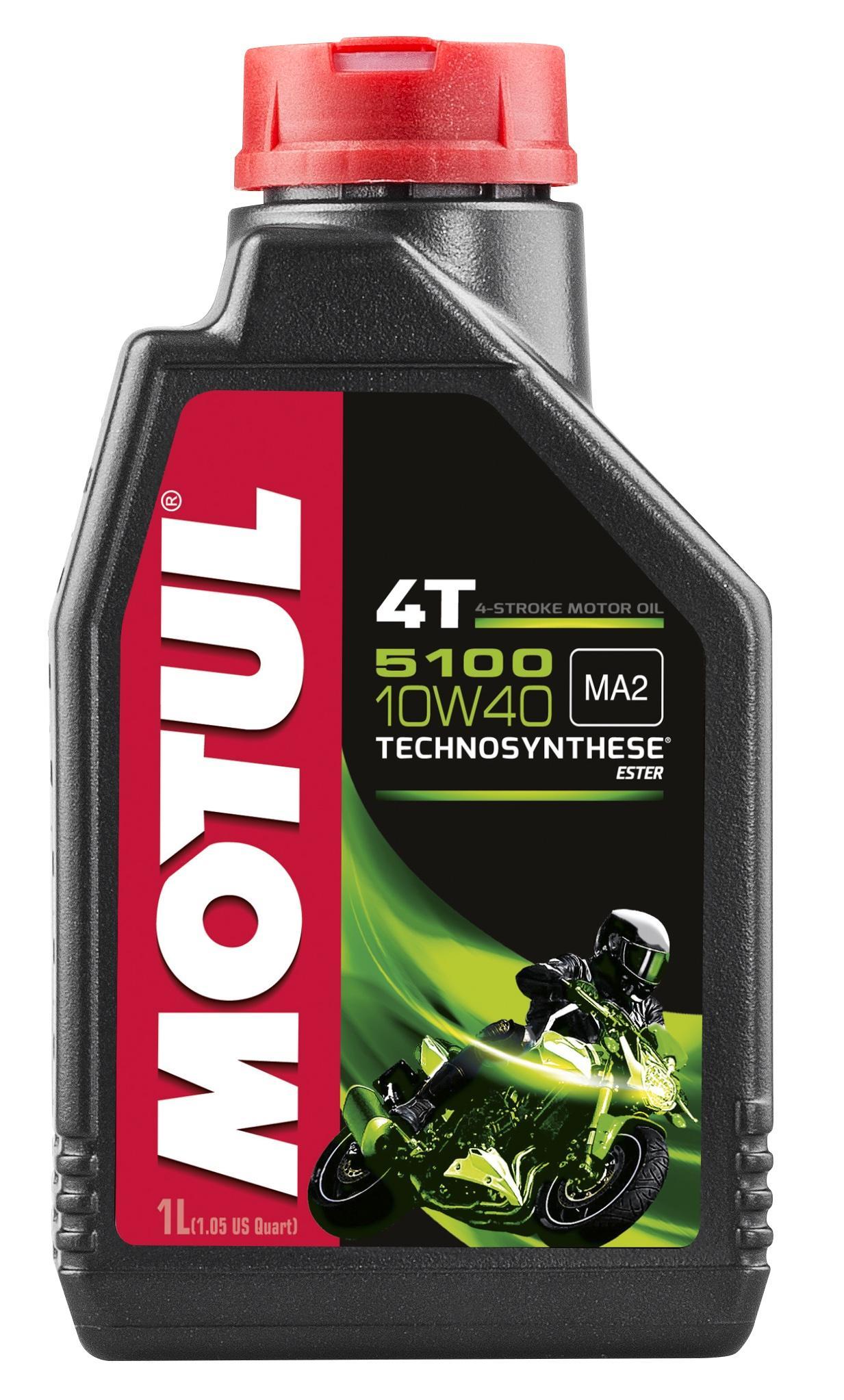 Моторное масло MOTUL 5100 4T 10W-40, 1 литр 10W40 (836511 / 104066)