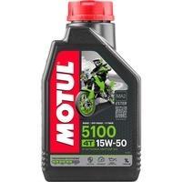 Моторное масло MOTUL 5100 4T 15W-50, 1 литр 15W50 (836711 / 104080)