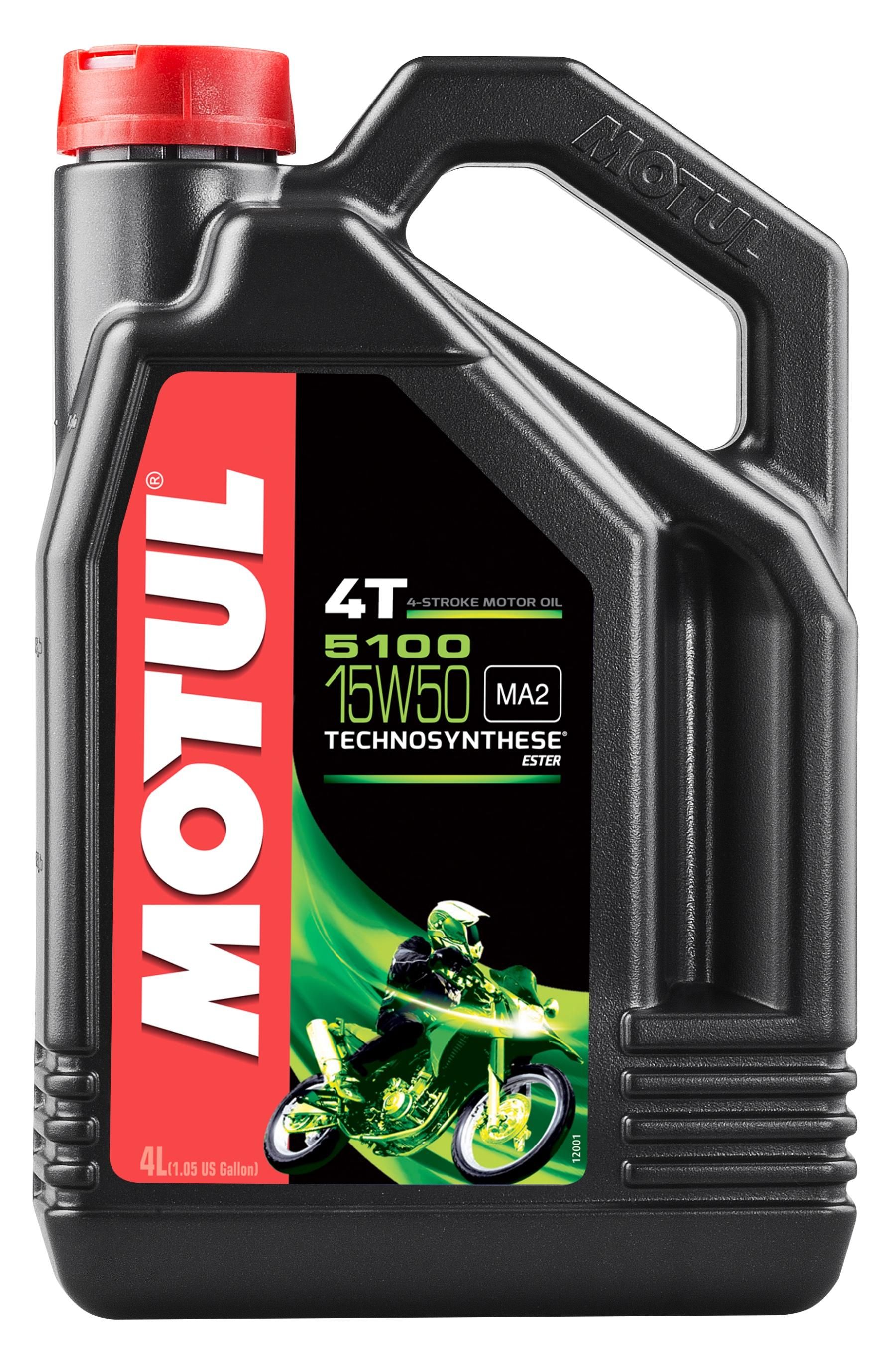 Моторное масло MOTUL 5100 4T 15W-50, 4 литра 15W50 (836741 / 104083)