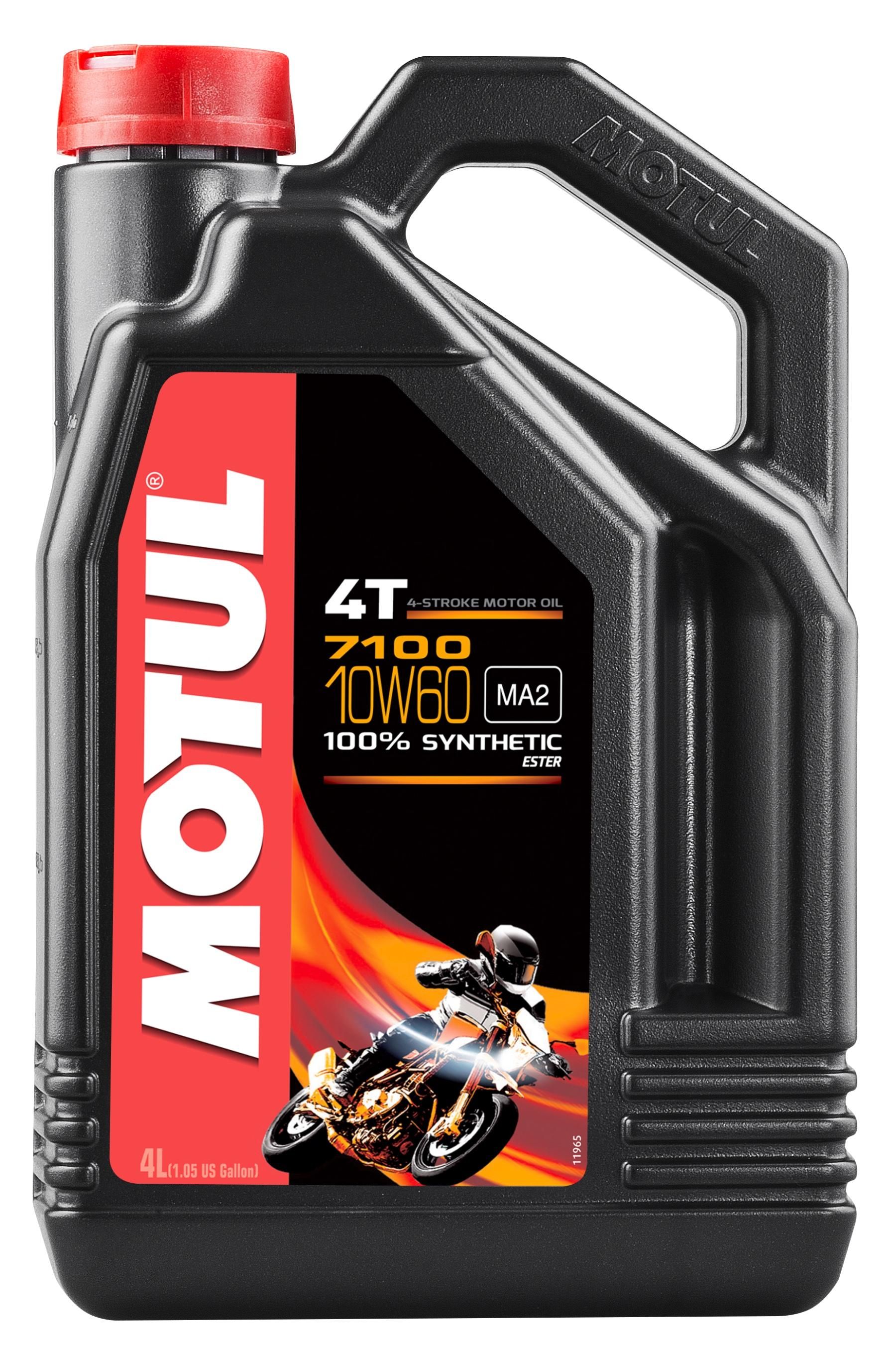 Моторное масло MOTUL 7100 4T 10W-60, 4 литра 10W60 (845541 / 104101)