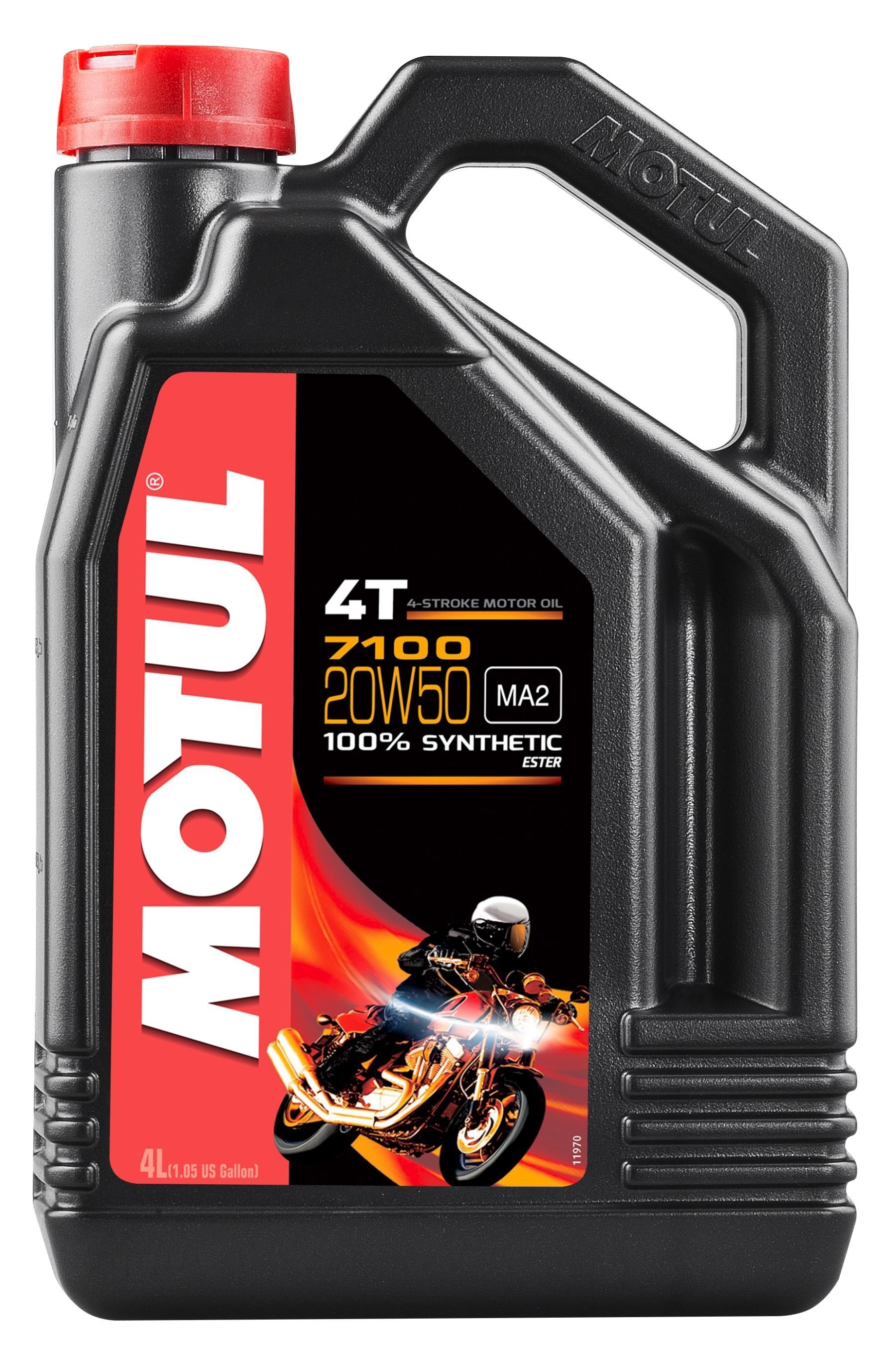 Моторное масло MOTUL 7100 4T 20W-50, 4 литра 20W50 (836441 / 104104)