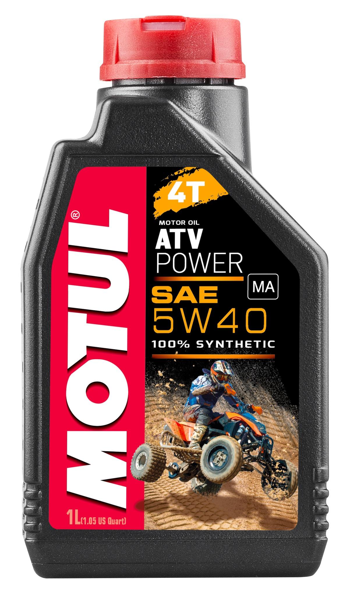 Моторное масло MOTUL ATV Power 4T 5W-40, 1 литр 5W40 (850601 / 105897)