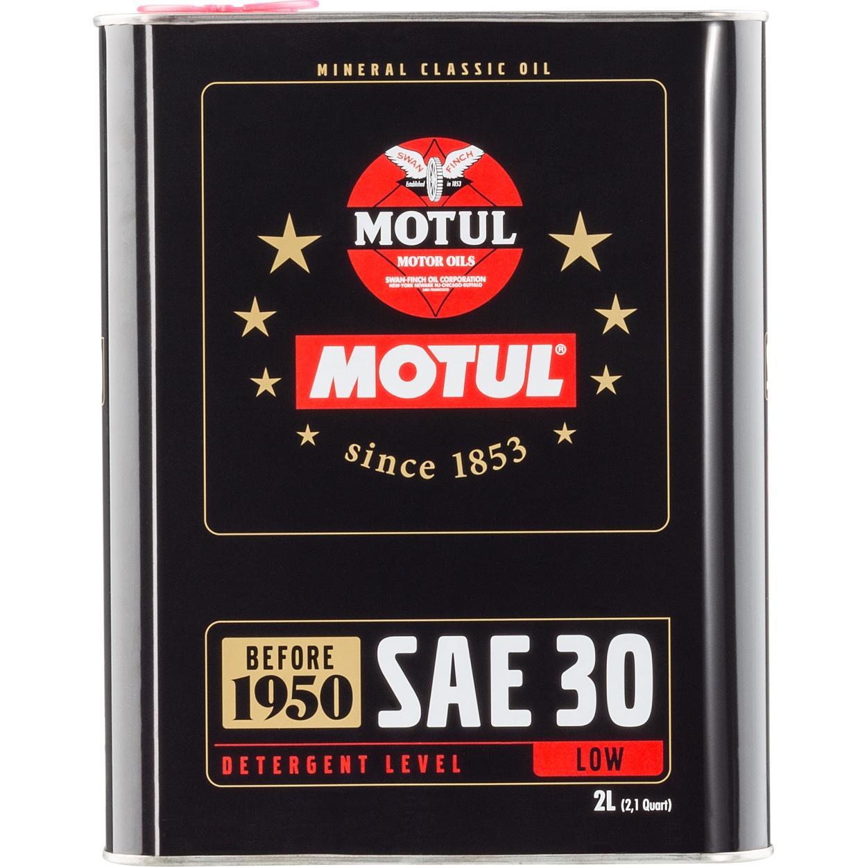 Моторное масло Motul CLASSIC SAE 30, 2л (104509)