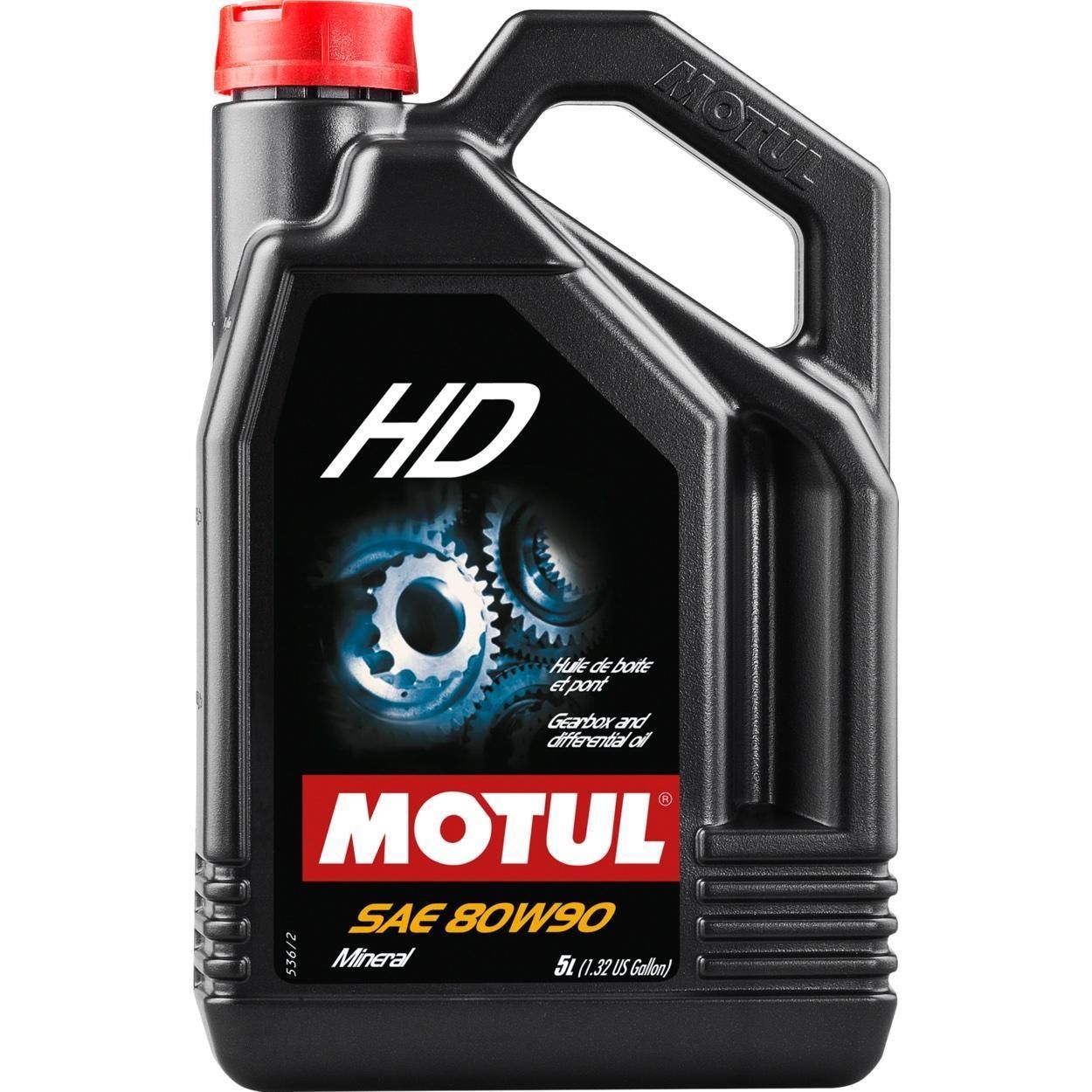 Трансмиссионное масло Motul HD 80W-90, 5 литров 80W90 (317506 / 100105)