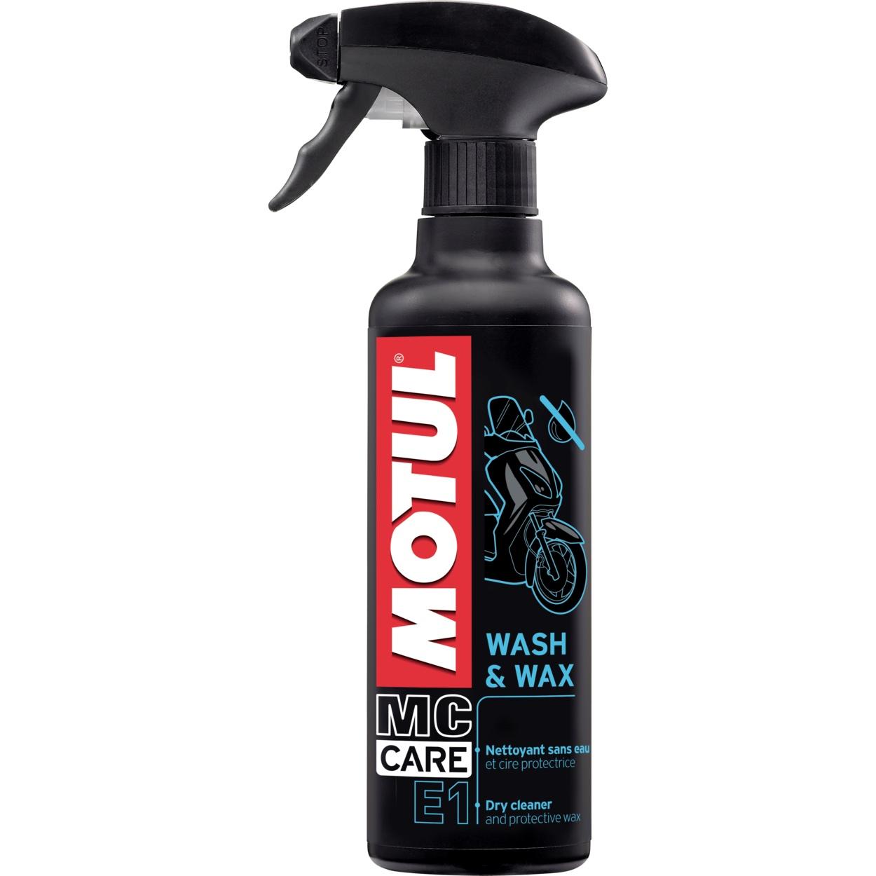 Сухое чистящее средство Motul E1 Wash & Wax 400мл (818916 / 102996)