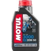 Моторное масло MOTUL 3000 4T 20W-50, 1 литр 20W50 (837011 / 107318)
