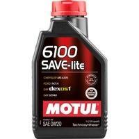 Моторное масло MOTUL 6100 Save-lite 0W-20, 1 литр 0W20 (841211 / 108002)