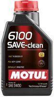 Моторное масло MOTUL 6100 Save-clean 5W-30, 1л 5W30 (841611 / 107960)