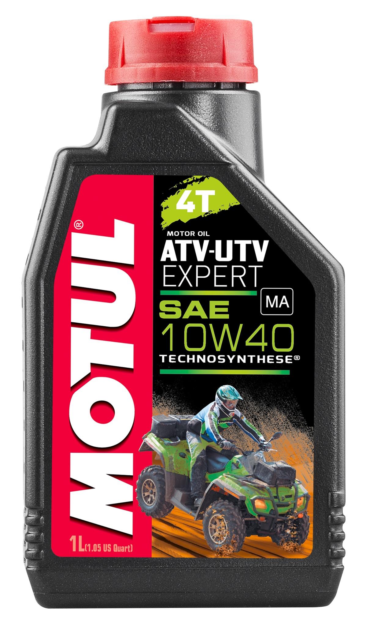 Моторное масло MOTUL ATV-UTV Expert 4T 10W-40, 1л 10W40 (851601 / 105938)