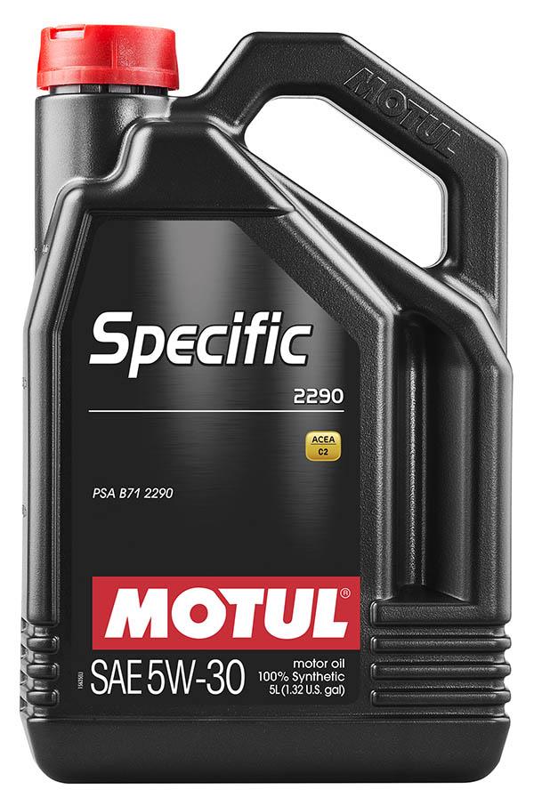 Моторное масло MOTUL SPECIFIC 2290 5W-30, 5 литров 5W30 (867751 / 109325)