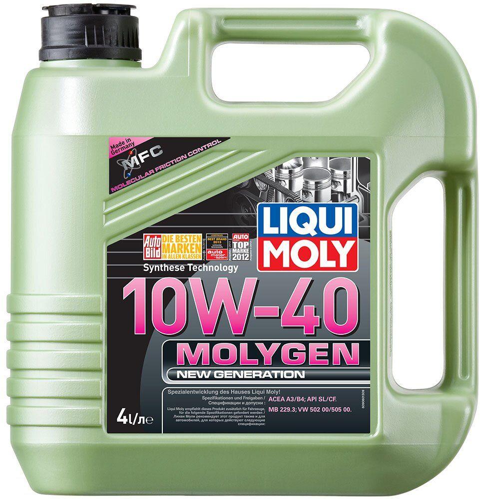 Моторное масло Liqui Moly Molygen 10W-40, 4 литра (9060)