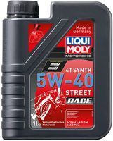 Моторное масло Liqui Moly Motorbike 4T Synth Street Race 5W-40, 1 литр (2592)