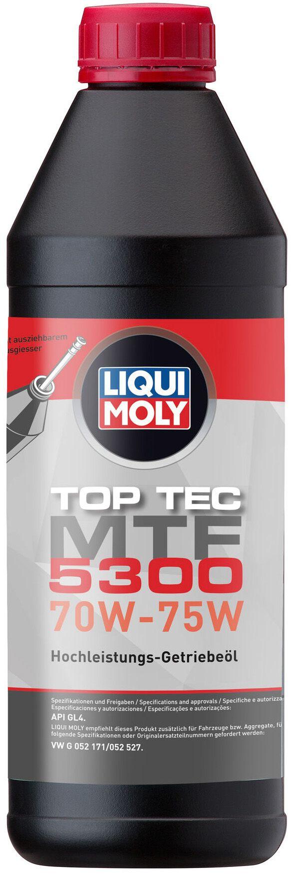 Трансмиссионное масло Liqui Moly Top Tec MTF 5300 70W-75W, 1 литр (21359)