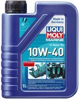 НС-синтетическое моторное масло для лодок Liqui Moly Marine Motoroil 4T 10W-40, 1 литр (25012)